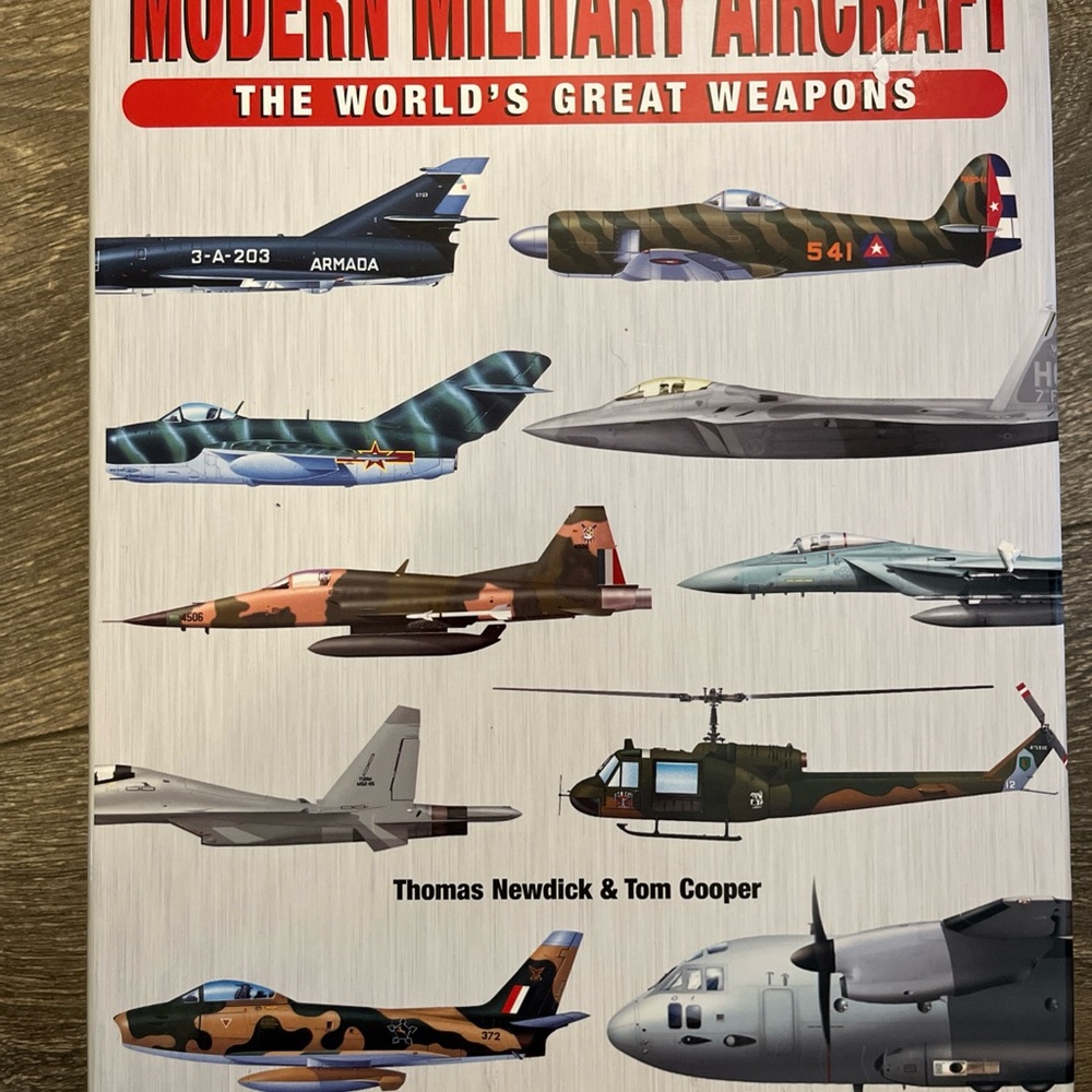 Modern Military Aircraft Book by Thomas Newdick & Tom Cooper